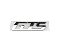 Car Emblem for Maserati Quattroporte/Quattroporte GT S/Trofeo, Car Letters Decal Replacement 3D ABS Signs Badge Decal Grill Front Rear Trunk Logo Auto Decorative,Silver