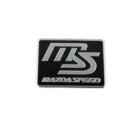 Car Emblem for Mazda 3 2014-2018, Badge Decoration UV Resistant Sticker Indoor & Outdoor Use Car Center Grill Logo Decal Sicker Accessories Sun-Proof,B-1