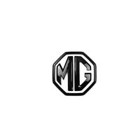 Car Emblem for MG MG4 2022-2023,Premium ABS Plastic Hood Emblems Logo Badge Replacement Exterior Accessories Car Body Decoration,Black-S