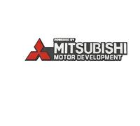 Car Emblem for Mitsubishi ASX Lancer Pajero Outlander L200 Delica Eclipse, Car Badge Emblem Decal Stickers Metal Stickers with 3D Logo Auto Body Tuning Accessories,C