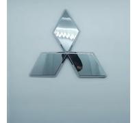 Car Emblem for Mitsubishi Shogun 2014-2019 3 Doors,ABS Logo Automotive Front and Rear 3D Badge Car Decoration Styling Accessories,Silver-XXL