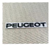 Car Emblem for Peugeot 107 2008-2012,ABS Logo Automotive Front and Rear 3D Badge Car Decoration Styling Accessories,M-Black