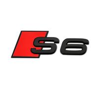 Car Emblem for S3 RS3 S4 RS4 S5 RS5 S6 RS6 S7 RS7 S8 RS8 v6,Auto Racing Sport Sticker 3d Car Logo Stickers,Black S6