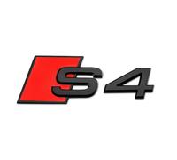 Car Emblem for S3 RS3 S4 RS4 S5 RS5 S6 RS6 S7 RS7 S8 RS8 v6,Auto Racing Sport Sticker 3d Car Logo Stickers,Black S4