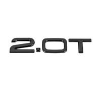 Car Emblem for S3 S5 S8 RS3 RS5 RS6 A3 A6 A8 A4L A6L TFSI,Auto Racing Sport Sticker 3d Car Logo Stickers,Black-2.0T