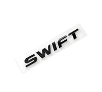 Car Emblem for Suzuki Swift, ABS Front Grille Tailgate Letters Logo Decals Emblem Name Badge Sticker Badge Emblem Decor Accessories,Black-SWIFT