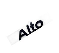 Car Emblem for Suzuki Swift, ABS Front Grille Tailgate Letters Logo Decals Emblem Name Badge Sticker Badge Emblem Decor Accessories,Black-Alto