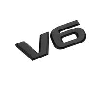 Car Emblem for Volkswagen Amarok,Metal Automotive Stickers Letter Stickers Car 3D Wordmark Number Stickers Tailgate Emblems Car Decals Sticker Easy to Attach and Remove,BlackV6-B:Split