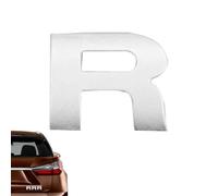 Car Emblem Letters Sticker,3D Letters Car Bumper Stickers - Waterproof Dustproof Automotive Decals | Alphabet Decals Last