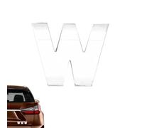 Car Emblem Letters Sticker Sturdy 3D Raised Alphabet Stickers