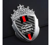 Car emblem logo badge, For Chery Tiggo 8 Stylish Side Sticker Emblems Replaceable exterior decoration accessories,B/Silver
