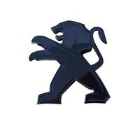 Car Emblem Logo Badge for Peugeot RCZ 2010-2015,Badge Decals Front Bonnet Trunk Decorative Self adhesive Tuning ABS Car Parts,M-Black