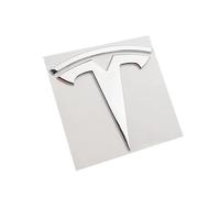 Car Emblem Logo Badge for Tesla Model S 2016-2023, Badge Decals Front Bonnet Logo Trunk Decorative Badge Self adhesive Emblem Tuning ABS Car Parts,Bonnet Badge-B