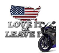 Car Emblem Self-Adhesive Love It or Leave It Bumper Decor