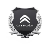 Car Emblem Stickers Compatible with Citroen C4 Grand Picasso 2016-2018, Metal Car Badge Logo 3D Self Adhesive Car Body Styling Decoration for Trunk Tailgate Side Fender Tail,A