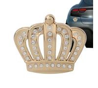 Car Emblem - Stylish Royal Vehicle Symbol Sticker Luxury Chrome Ornament | Crystal Bumper Sticker Decorative Logo Waterproof Bonnet Grille Decal