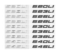Car Emblem Trunk Badge Sticker 3D Compatible with 520Li 523Li 525Li 528Li 530Li 535Li 538Li 540Li 545Li(Black,538Li)