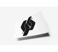 Car Emblem Vinyl Wrap Kit Front & Rear Badge Sticker Set Matt (Black) MK3 Facelift 2009-2012