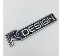 Car Emblems Decals Sticker for Volvo R Design XC60 V70 S60 V40 V60 C30 V50, Car Badge Emblem, Emblem Badge Sticker Letters Decal Sign Letters Badge, Car Decoration Accessories,B