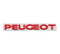 Car Emblems, for Peugeot 107 108 206 207 208 307 308 406 407 508 607 806 807 Front Hood Trunk Badgear, Emblem Badge Replacement, Car Styling Letters Sign Badge Accessories,A