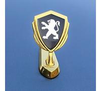 Car Emblems for Peugeot 108 Hatch,Emblem Sticker Self Decorative Logo Badge Decal Front Bonnet Trunk Adhesive Tuning Body Styling Fittings Parts,B