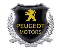 Car Emblems for Peugeot 2008 3008 4008 5008,Emblem Sticker Self Decorative Logo Badge Decal Front Bonnet Trunk Adhesive Tuning Body Styling Fittings Parts,Silver