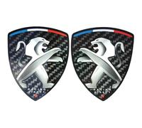 Car Emblems for Peugeot 206 207 208 307 308 107 5008,Emblem Sticker Self Decorative Logo Badge Decal Front Bonnet Trunk Adhesive Tuning Body Styling Fittings Parts