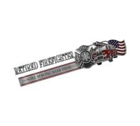 Car Emblems Strong Adhesive Retired Firefighter American Flag