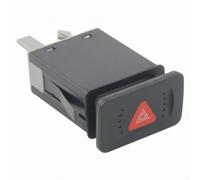 Car Emergency Switch Hazard Warning Flasher Button Replacement Dashboard Control Reliable Performance Fast Compact Dimensions 8.5x4.5x2.9cm Suitable for family cars fleet service