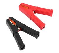Car Emergency Wire Big Clamp, 1 Pair Black & Red Car Emergency Battery Cables Wires Clamp Clip, Heavy Duty Booster Jump Start Cable
