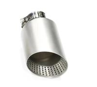 Car End Pipes 1 Pcs Matte Car Exhaust Tip Pipe Universal Exhaust Tip For VW For GTI MK7 For Golf 7 Nozzle 60MM 63mm Muffler Tip Tail Pipe Exhaust Pipe Cap(ID51MMOD89MM)