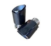 Car End Pipes 1 Piece Car Universal Black Bright Tail Throat Stainless Steel Muffler Single Outlet Exhaust Tip Decorative Tail Pipe Exhaust Tailpipe(63mm IN-76mm OUT)