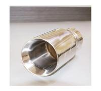 Car End Pipes 1 Piece Quality 304 Stainless Steel Universal Exhaust System End Pipe Car Exhaust Tip(57MM IN 76MM OUT)