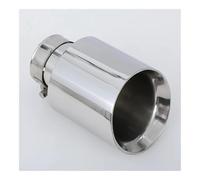 Car End Pipes 1 Piece Stainless Steel Universal Exhaust System End Pipe Car Exhaust Tip(54MM IN 114MM OUT)