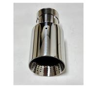 Car End Pipes 1pcs Exhaust Pipe Stainless Steel 304 Tail Throat Horn Outlet Hole Large Diameter 89mm 101mm 114mm Size Tail Pipe Exhaust Pipe Cap(51mm-101mm)