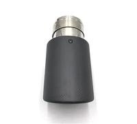 Car End Pipes 1PCS Inlet 63mm Outlet 89mm Carbon Exhaust Tip Muffler Pipe For BMW Car Accessories Tail Pipe Exhaust Pipe Cap(57MM IN-101MM OUT)