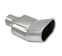Car End Pipes 1Pcs Universal Square Exhaust Muffler Tip 2.48" Inlet 2.95" X 5.43" Outlet 9.25" Long Exhaust Pipe Tip Tail Pipe Exhaust Pipe Cap