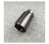 Car End Pipes 1Piece For Performance For M2 For M3 For M4 For M5 For M6 Glos Carbon+Black Glossy Stainless Steel Pipe Nozzle Car Exhaust Tips Tail Pipes