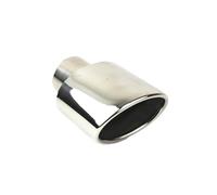 Car End Pipes 2.5'' Inch Stainless Steel Universal Oval Exhaust Tip Car Muffler Car Silencer Tip Car-stying Tail Throat Exhaust Pipe
