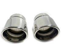 Car End Pipes 2PCS 304 Stainless Steel Exhaust Tip Muffler Tailpipe Car Accessoriess For BMW For M2 For M3 For M4 For M5 For M6 Tail Pipe Exhaust Pipe Cap(67mm In 89mm Out)