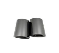 Car End Pipes 2PCS Exhaust Tips Muffler Nozzle For BMW 5 Series 520i 523i 525i 528i 530i 535i 535d F10 F11 F18 E60 E61 E39 Car Accessories(Titanium Black)