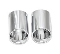 Car End Pipes 2Piece/lot For BMW Z4 G29 Xdrive 20i 30i 2019-2024 Car Tailpipe Black Cover Muffler Tip Exhaust Trim Cover Tailpipe(Silver)