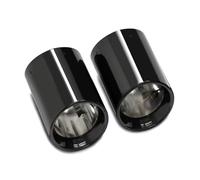 Car End Pipes 2Piece/lot For BMW Z4 G29 Xdrive 20i 30i 2019-2024 Car Tailpipe Black Cover Muffler Tip Exhaust Trim Cover Tailpipe(Black)