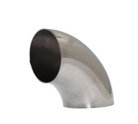 Car End Pipes 304 Stainless Steel 90 Degree Elbow Welding Pipe Fitting Motorcycle Exhaust Pipe Muffler Welded Pipe Universal Tail Pipe Exhaust Pipe Cap(22MM-1.2MM)