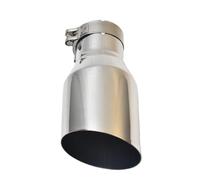 Car End Pipes 304 Stainless Steel to 4" Diesel Exhaust Tailpipe Tip Do 2.5 inch Inlet 4 Outlet 7.5" Long Tail End Pipe(76-89MM)
