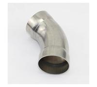 Car End Pipes 51mm 63.5mm 76mm 304 Stainless Steel 45 Degree Equal Diameter Tee Welded Pipe Tail Pipe Exhaust Pipe Cap(25mm)