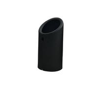 Car End Pipes 75mm For VW For CC 2012-2015 For Passat 1.8T 2.0T For Tiguan 2011-2015 Carbon Car Rear Exhaust Tail Pipe Muffler Tailpipe(1pcs Matte Black)
