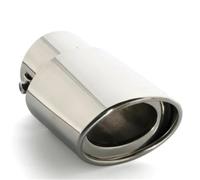 Car End Pipes Car decoration Muffler tail throat exhaust pipe modeling for Panamera for Mission for Macan for Cayenne 911(Dark Grey)