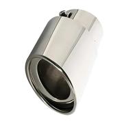 Car End Pipes Car Exhaust Muffler Tip Round Stainless Steel Pipe for Element Step(B)