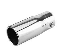 Car End Pipes, Car Exhaust Pipe, Akozon Car Modification Stainless Steel Exhaust Muffler Pipe Rear Tailpipe End Throat Accessory Replacement(Flat mouth)